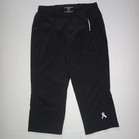 Brooks Cropped Running Pants‎ Women Small Black - Picture 1 of 6